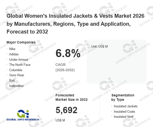 女性用防寒ジャケット&ベスト市場分析:世界市場の成長、動向、機会、産業予測2026-2032