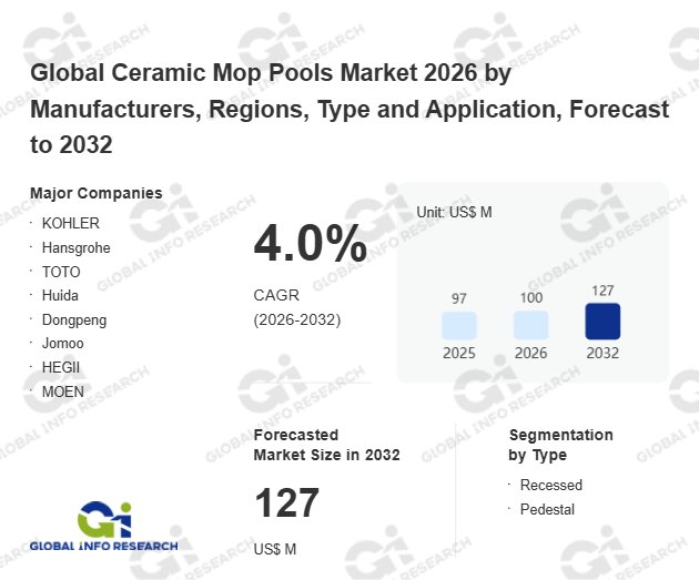 陶器製モップシンクの世界市場:現状と展望、市場規模、競合分析、2026-2032年予測